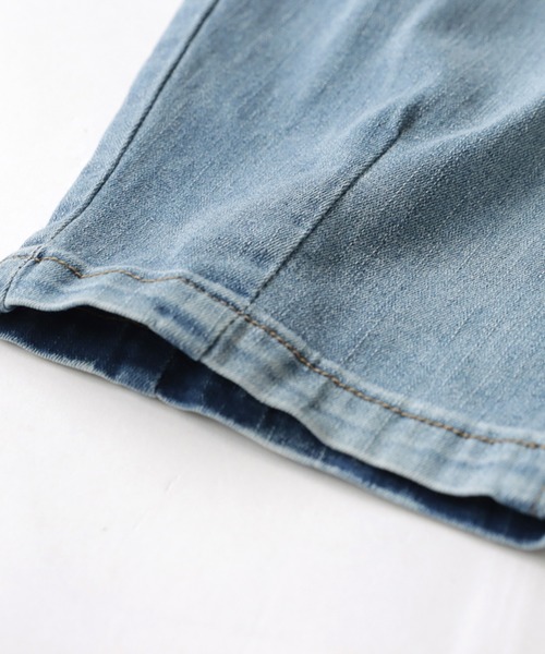 「antiqua」 デニムパンツ LXL ライトブルー レディース_画像8