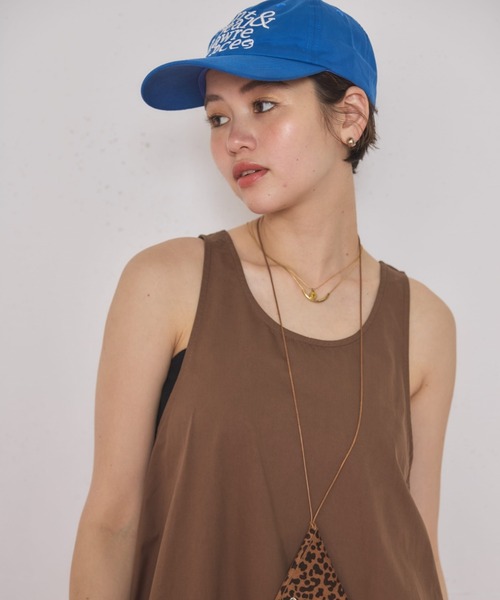 「MIRROR STOKE」 キャップ MEDIUM ブルー レディース_画像5