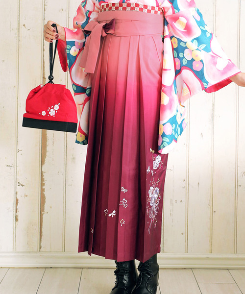 KYOETSU（京越） 着物 レディース刺繍入りぼかし袴 レディース