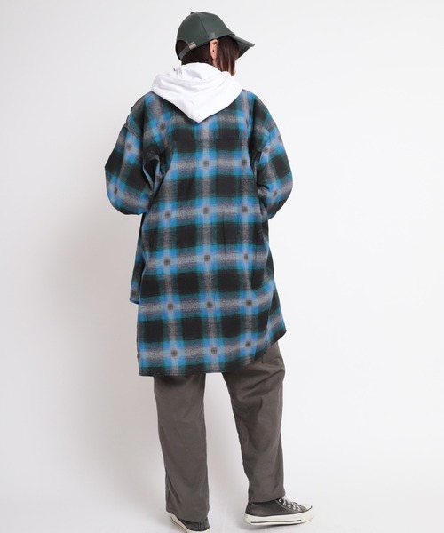 ブラウス シャツ B2665 オンブレーボタニカルＢＩＧシャツ レディース RNA｜B2665 オンブレーボタニカルBIGシャツ | Rakuten Fashion
