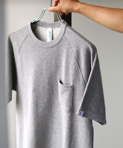 トレーナー スウェット LOOPWHEELER × BEAMS PLUS / 別注 Extra Light Short Sleeve Sweatの画像