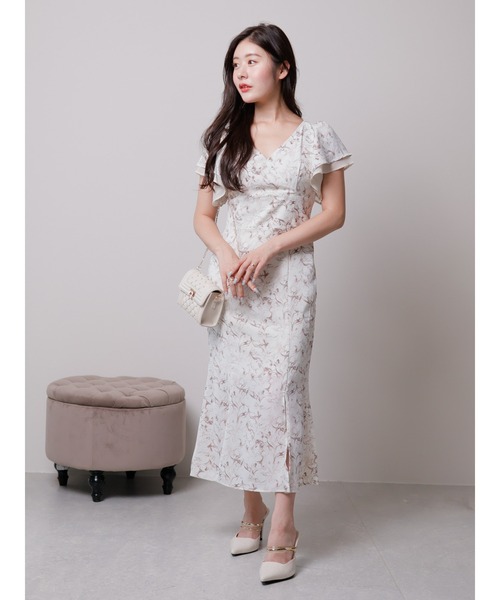 LIP SERVICE ワンピース カシュクールマーメイドラインワンピース