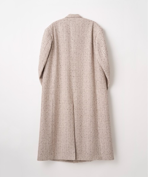 JUHA（ユハ） チェスターコート コート LAME TWEED EXTREME OVER COAT