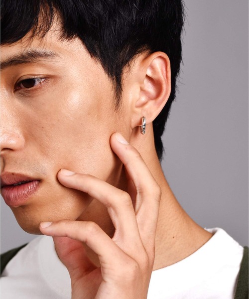 新品付属品完備 ライオンハート クロッシングピアス マイレリーフ エングレイバー LION HEART（ライオンハート） ピアス メンズ クロッシングピアス EL