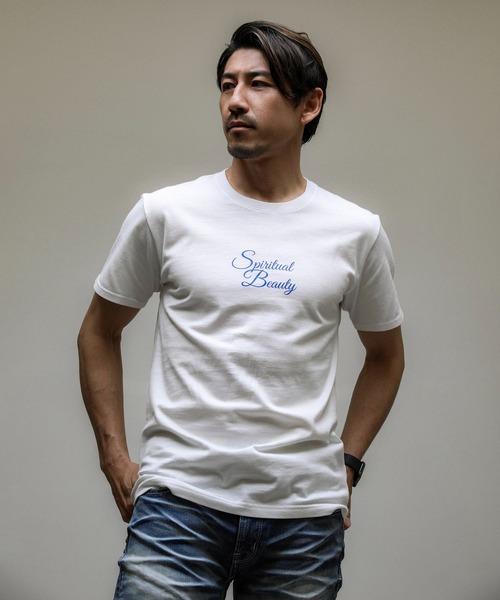 VANQUISH（ヴァンキッシュ） tシャツ Spiritual Beauty Print 半袖 T