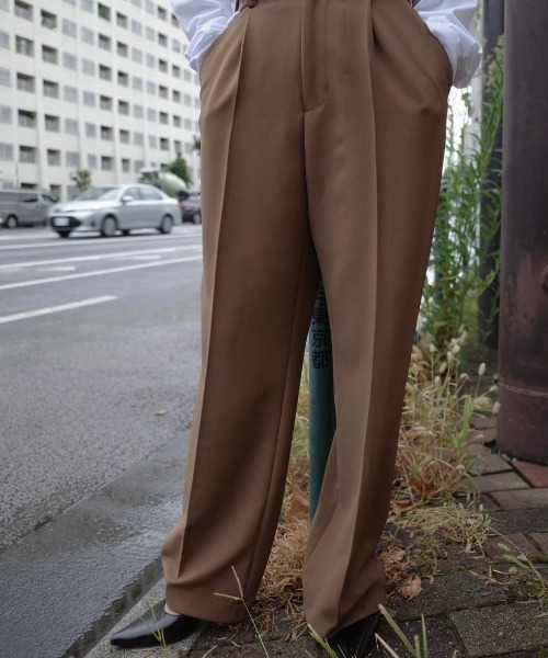 Ameri アメリ DENIM LIKE CORSET WORK PANTS DENIM LIKE CORSET WORK PANTS