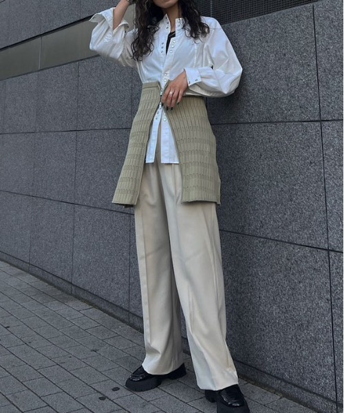 パンツ Ameri VINTAGE KNIT CORSET SET PANTS (S) Ameri スラックス パンツ KNIT CORSET SET PANTS レディース