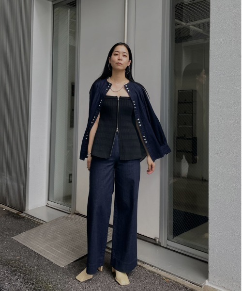 パンツ Ameri VINTAGE KNIT CORSET SET PANTS (S) Ameri スラックス パンツ KNIT CORSET SET PANTS レディース