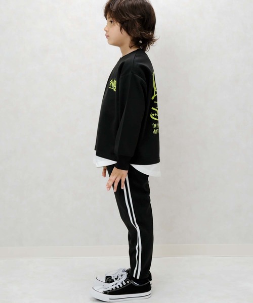 ZIーON パンツ サイドライン スウェットジョガーパンツ キッズ 子供服