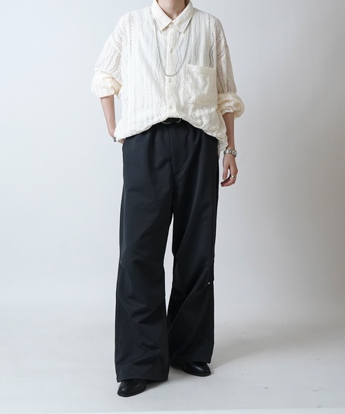 Confirm（コンファーム） パンツ リベット付 デザインパラシュート