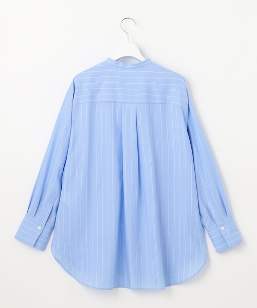 ブラウス シャツ 「洗える」SOMELOSテンセルバンドカラー シャツ レディース 自由区 ブラウス シャツ 「洗える」SOMELOSテンセルバンドカラー