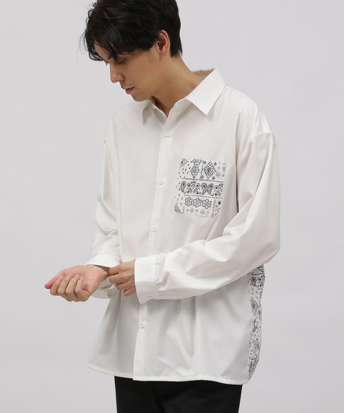 希少 Leh レー バンダナシャツ M｜メンズ