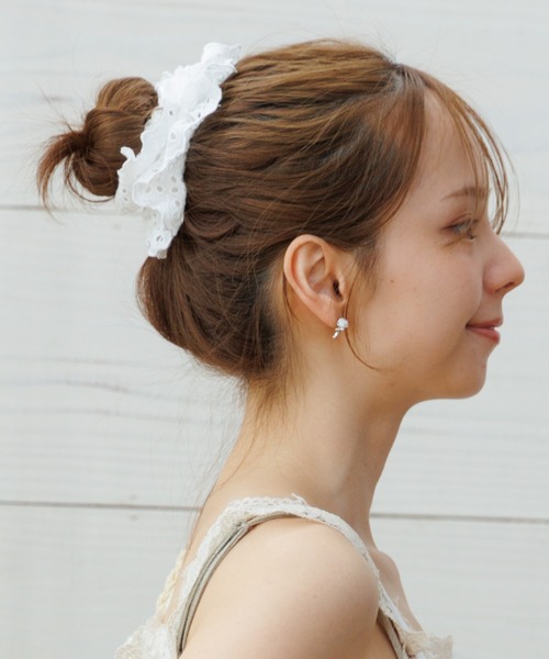flower シュシュ スカラップレースシュシュ : ZOZOTOWN Yahoo!店