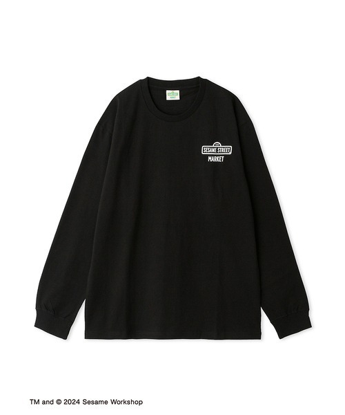 tシャツ 「UNISEX」モノクロフォトロングスリーブTシャツ レディース メンズ