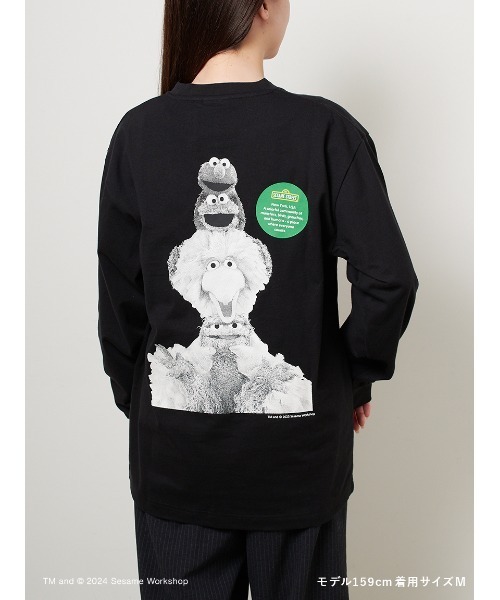 SESAME STREET（セサミストリート） tシャツ 「UNISEX」モノクロフォト