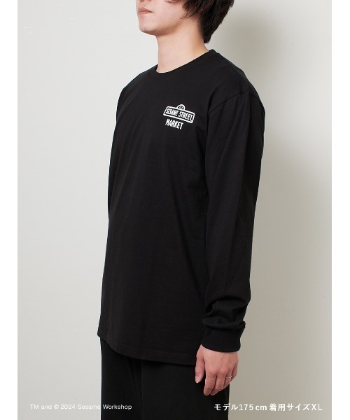 SESAME STREET（セサミストリート） tシャツ 「UNISEX」モノクロフォト