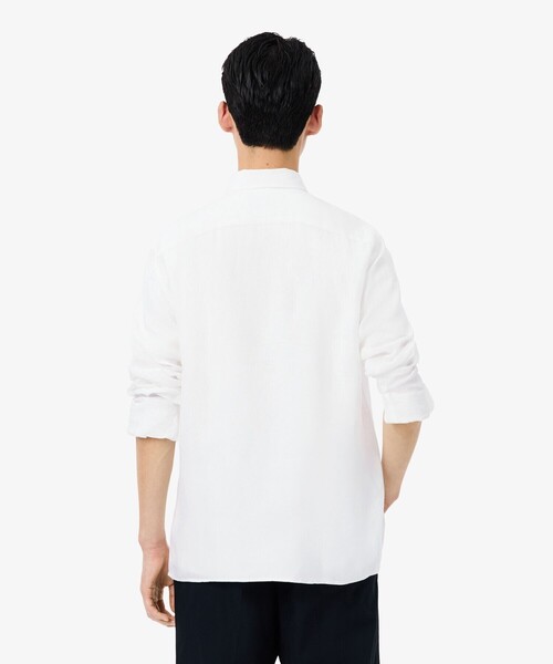 LACOSTE（ラコステ） シャツ リネンボタンダウン長袖シャツ メンズ