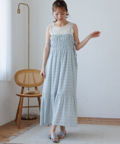 flower ワンピース サイドリボンワンピース : ZOZOTOWN Yahoo!店