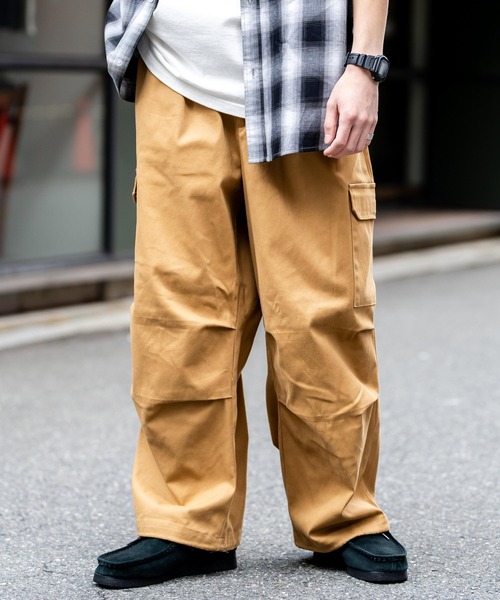 Ressaca（レサーカ） ワイドパンツ カーゴパンツ タックワイド2WAY