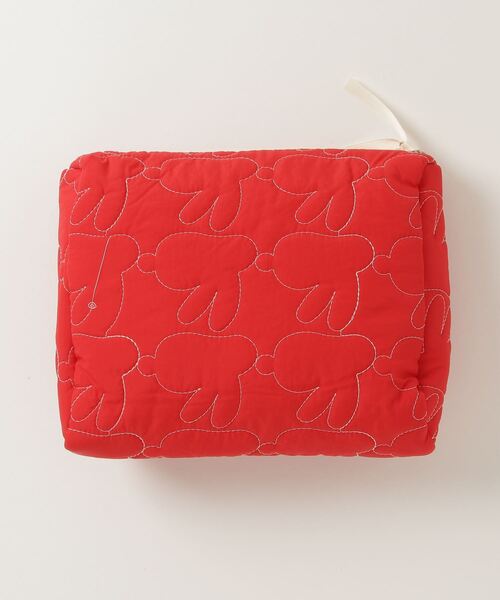 ポーチ キルティング うさぎ 大きめ 総柄 マルチポーチ レディース