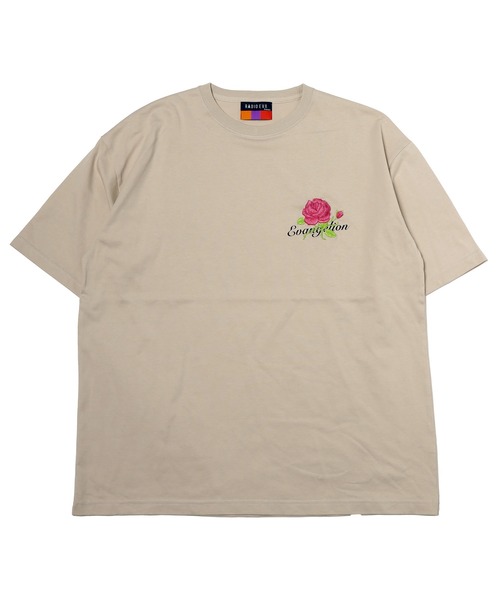 tシャツ RADIO EVA A224 EVA-01 Flower Embroidery T-Shirt β レディース メンズ