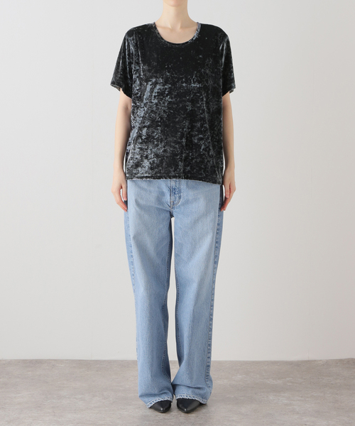 tシャツ Simone Wild HAMMERED VELVET T SHIRT レディース Hammered Velvet T-Shirt