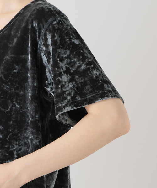 tシャツ Simone Wild HAMMERED VELVET T SHIRT レディース Hammered Velvet T-Shirt