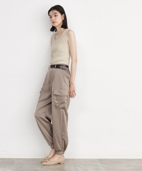 THE SHOP TK タンクトップ ノースリーブ 「前後2WAY」ラメ