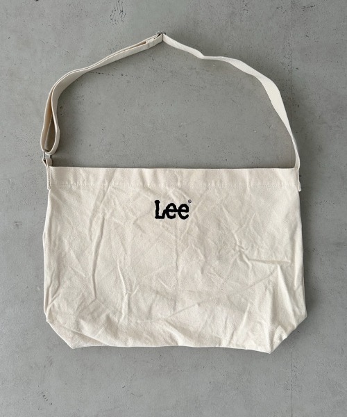 Lee ショルダーバッグ バッグ Lee/リー ロゴ刺繍 ザックリ