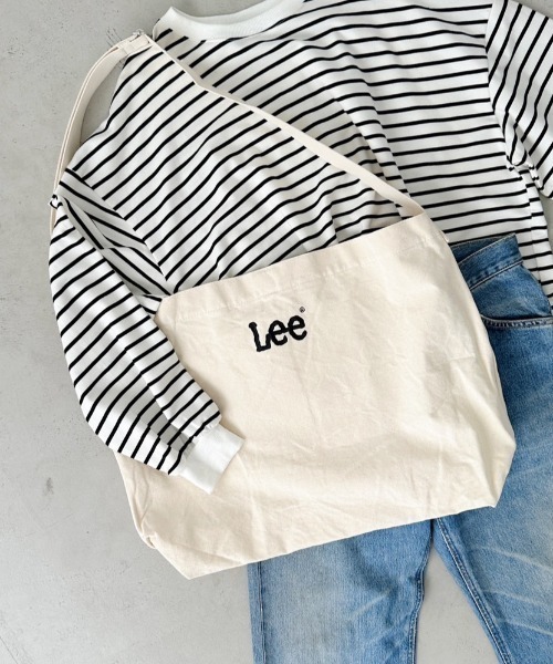 Lee（リー） ショルダーバッグ バッグ ロゴ刺繍 ザックリ ビッグ