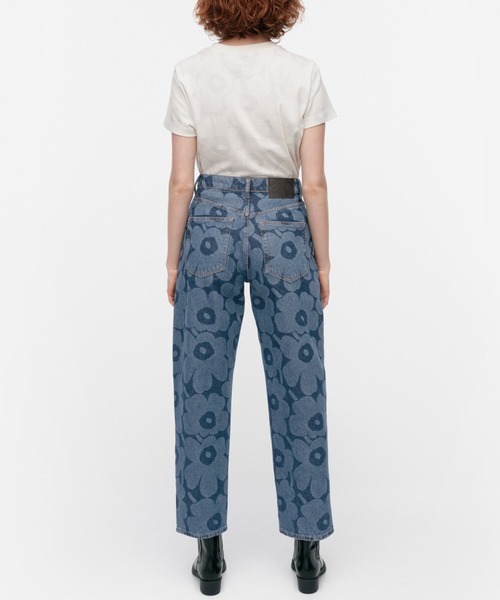 ジーンズ デニム デニムパンツ 「Maridenim」 Unikko / Barrel Unikko jeans　pants レディース | marimekko | 03