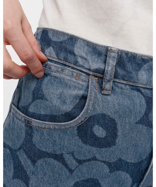ジーンズ デニム デニムパンツ 「Maridenim」 Unikko / Barrel Unikko jeans　pants レディース | marimekko | 04