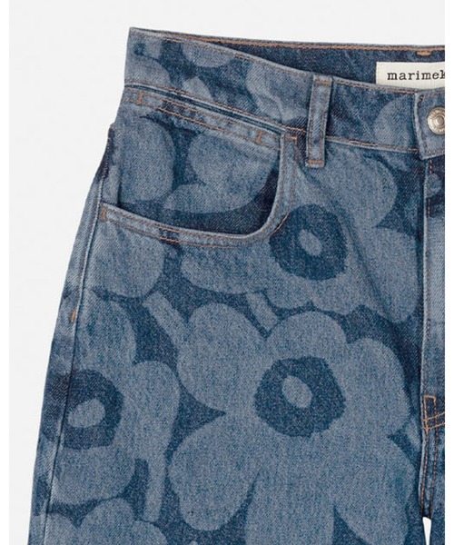 ジーンズ デニム デニムパンツ 「Maridenim」 Unikko / Barrel Unikko jeans　pants レディース | marimekko | 08