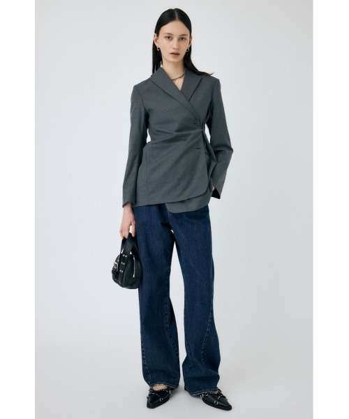 MOUSSY コート アウター OVERSIZED ブレーザー レディース : ZOZOTOWN