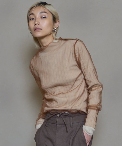 ニット セーター Canal 2way Knit  キャナル２wayニット レディース Muel Chic ニット セーター Canal 2way Knit キャナル2way