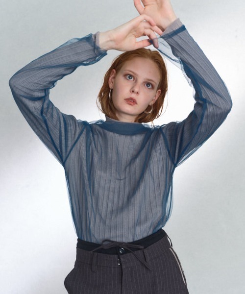 ニット セーター Canal 2way Knit  キャナル２wayニット レディース Muel Chic ニット セーター Canal 2way Knit キャナル2way