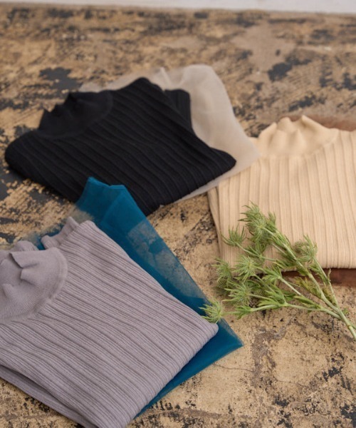Muel Chic ニット セーター Canal 2way Knit キャナル2way