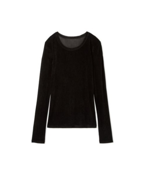 styling/ tシャツ 2WAYフロッキーチュールトップス レディース