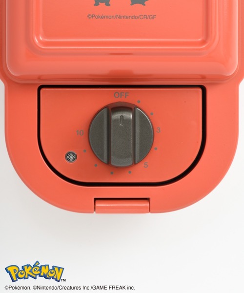 BRUNO ポケモン ホットサンドメーカー シングル レッド 新品未使用 BRUNO ポケモン ホットサンドメーカー シングル レッド
