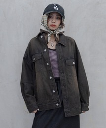PAGEBOY（ページボーイ） デニムジャケット gジャン バックベルト