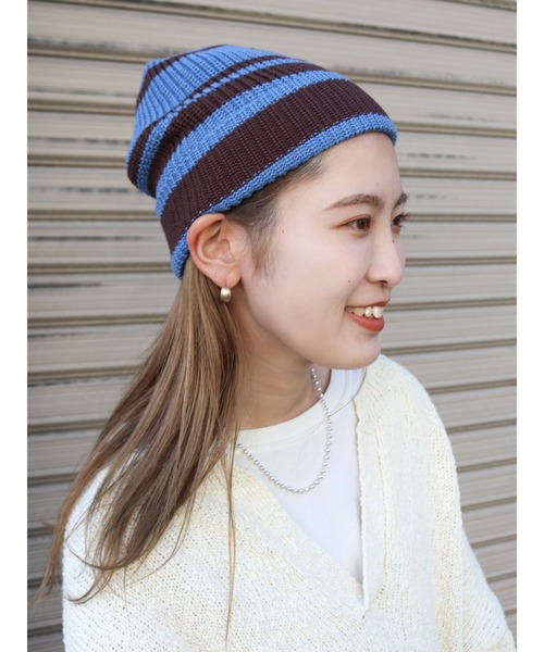 Ungrid（アングリッド） ニット帽 ニットキャップ ボーダーニット帽