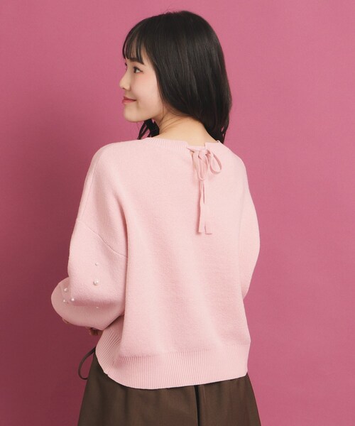 PINK-latte（ピンクラテ） ニット セーター 「一目惚れニット」バック