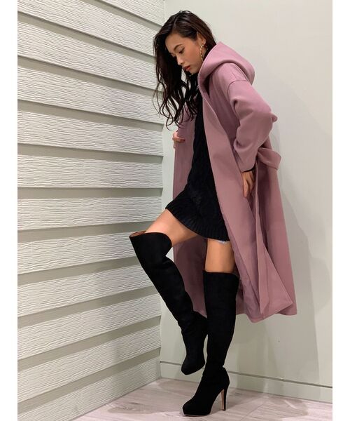 「DURAS」 コート FREE ブラック レディース_画像4