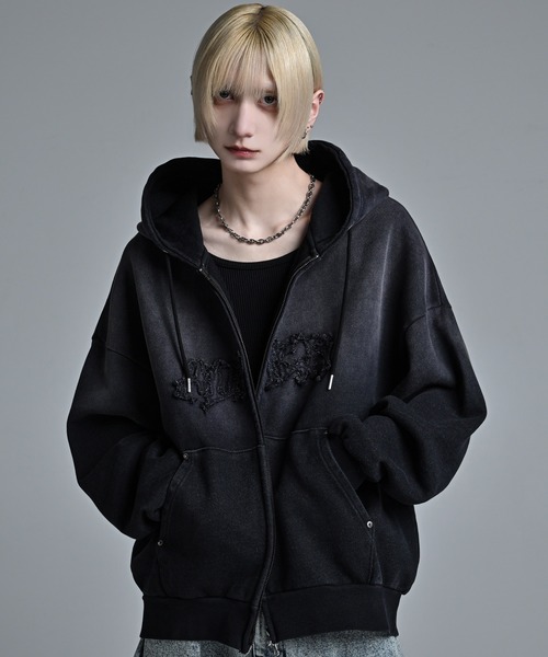 ADRER（アドラー） パーカー heavy weight logo semi short vintage