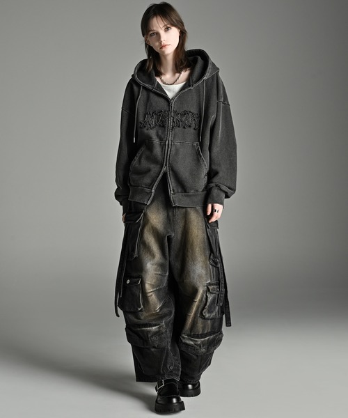 ADRER（アドラー） パーカー heavy weight logo semi short vintage