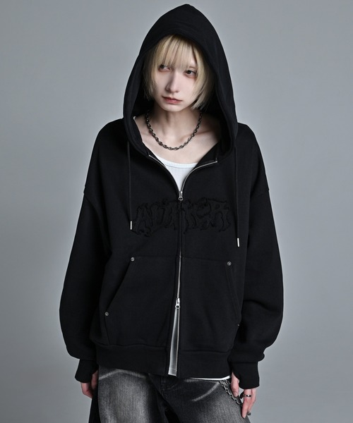 ADRER（アドラー） パーカー heavy weight logo semi short vintage