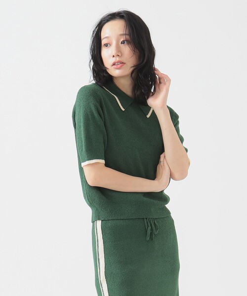 ◆6枚セット　伊勢丹、ビームス購入　ニットポロ　半袖ニット　46サイズ程度 B:MING by BEAMS（ビーミング by ビームス）ニット ポロシャツ