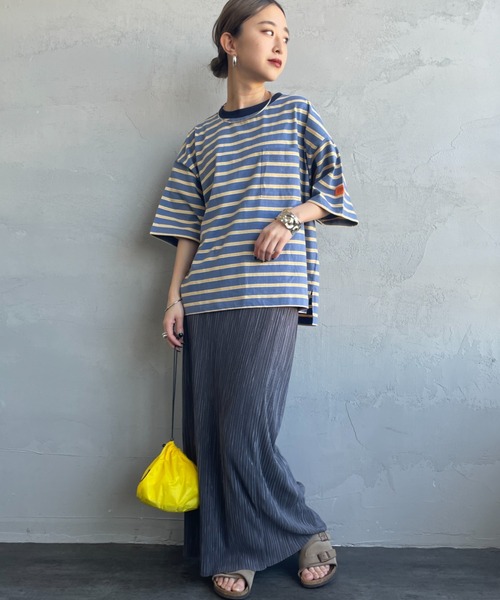 tシャツ 「UNIVERSAL OVERALL/ユニバーサルオーバーオール」 別注 ワイドシルエット ポケットTシャツ レディース UNIVERSAL OVERALL tシャツ 「UNIVERSAL OVERALL/ユニバーサル