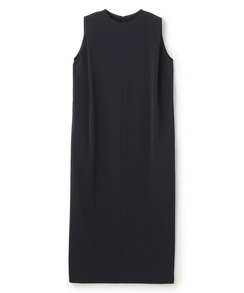 【美品】uncrave ノースリーブ マキシワンピース uncrave ドレス クールタッチツイル ノースリーブワンピース