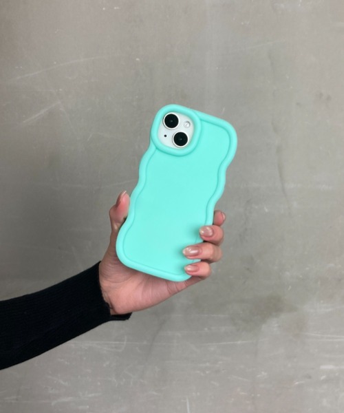 Loco Ocean（ロコオーシャン） スマホケース ウェーブぷっくりフレーム